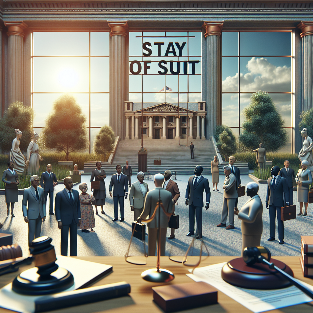 Stay of suit